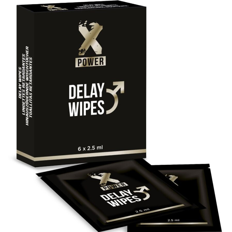 X Power - Lingettes Delay 6 Unités